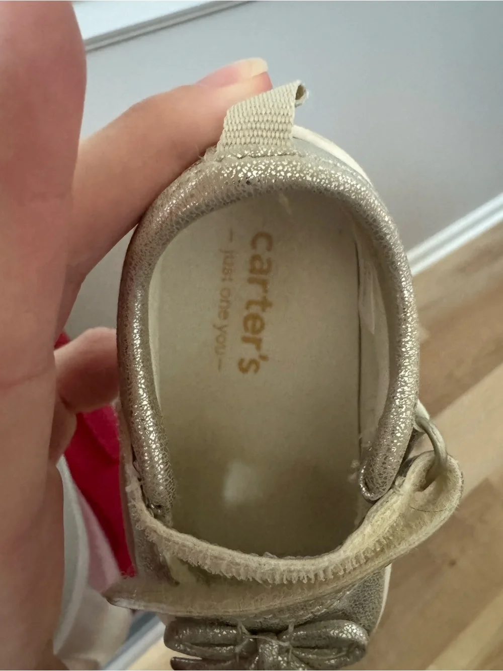 Carter's Metallic Gold Mary Jane Sneakers - Size 3
